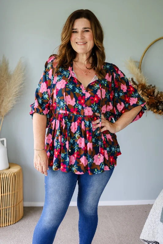 Sunday Boho Yvonne Top Winter Floral