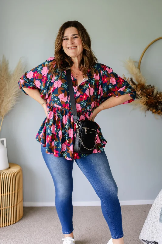 Sunday Boho Yvonne Top Winter Floral