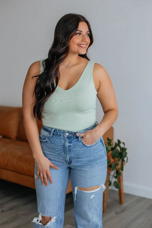 Zoella Basic Bodysuit - Pistachio