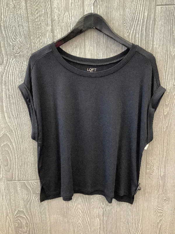 Black Top Short Sleeve Loft, Size M