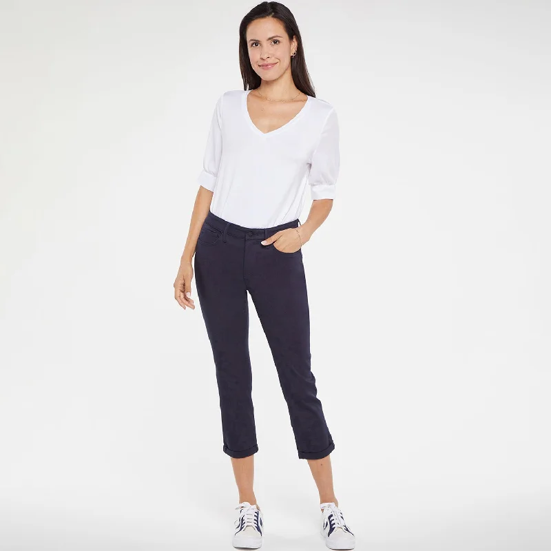 Chloe Skinny Capri Jeans - Dark Rinse