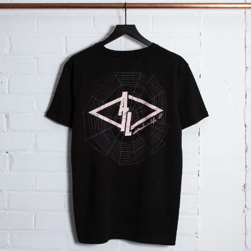 Matrefakt Attitudes To Life 004 Back Print - Tshirt - Black