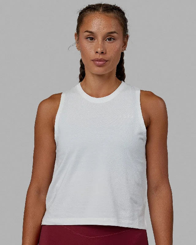 Deluxe PimaFLX Tank - Off White