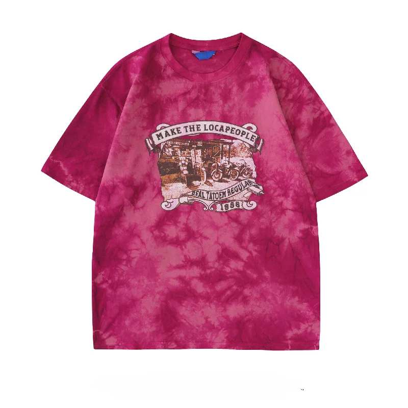 Women's Harajuku Tie-dyed T-shirt