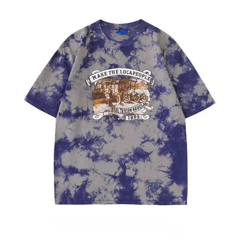 Women's Harajuku Tie-dyed T-shirt